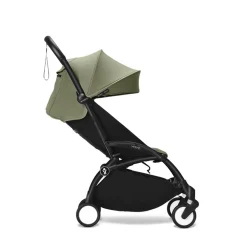 Poussette Stokke® YOYO³ à partir de 6 mois - cadre noir/olive