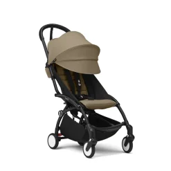 Poussette Stokke® YOYO³ à partir de 6 mois - cadre noir/toffee