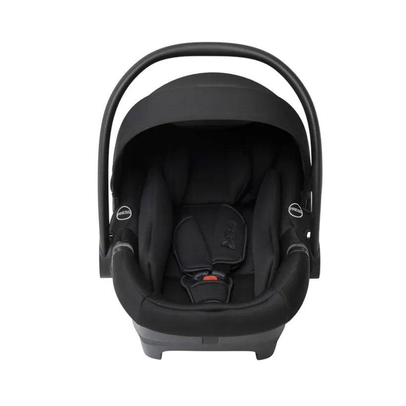 Poussette trio Alba avec nacelle beige/noir