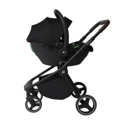 Poussette trio Alba avec nacelle beige/noir