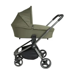 Poussette trio Alba avec nacelle vert olive