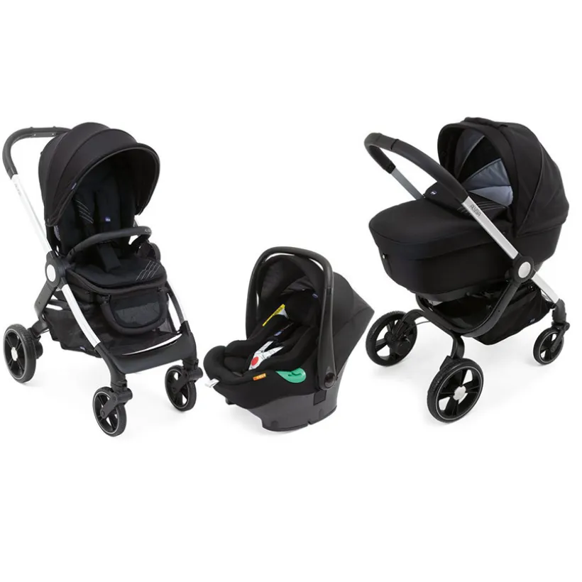 Poussette trio Alysia i-Size pirate black