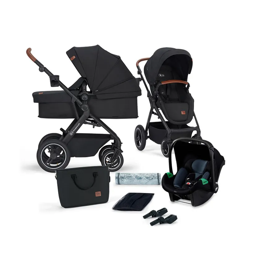 Poussette trio B-Tour 3 en 1 Mink Pro noir
