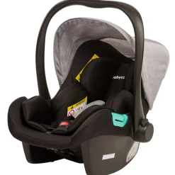 Poussette trio combinée avec siège-auto et couffin gris chiné/noir