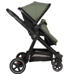 Poussette trio combiné Sienna + siège-auto i-Prim kaki/noir