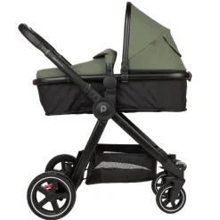 Poussette trio combiné Sienna + siège-auto i-Prim kaki/noir
