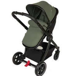 Poussette trio combiné Sienna + siège-auto i-Prim kaki/noir