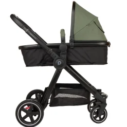 Poussette trio combiné Sienna + siège-auto i-Prim kaki/noir