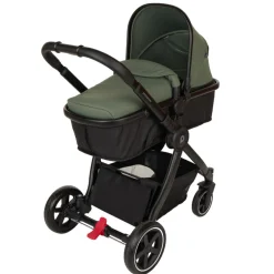 Poussette trio combiné Sienna + siège-auto i-Prim kaki/noir