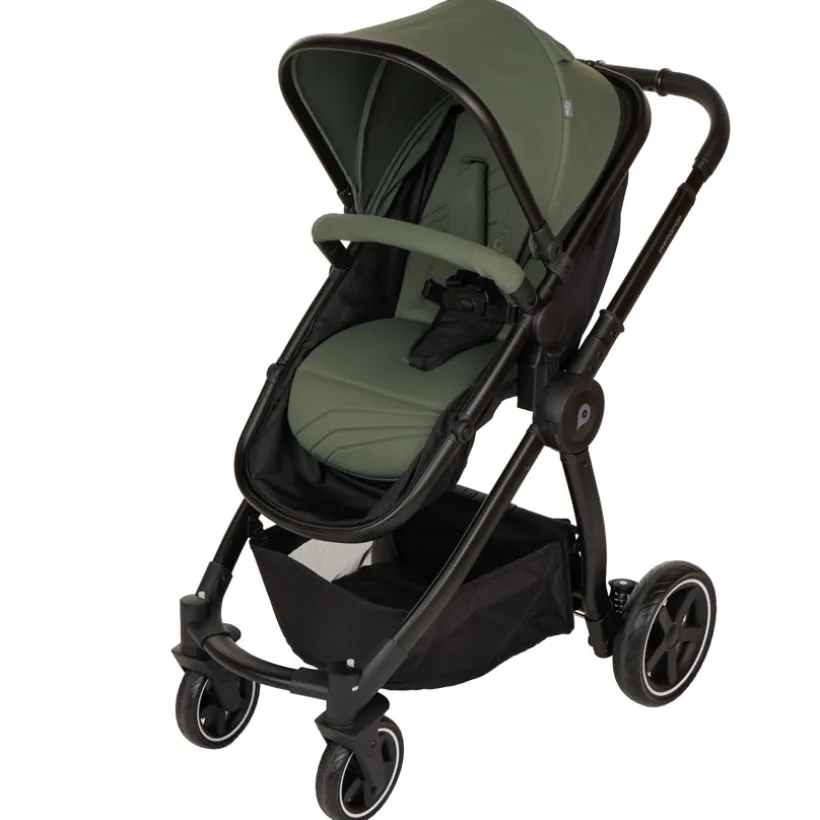 Poussette trio combiné Sienna + siège-auto i-Prim kaki/noir