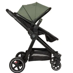 Poussette trio combiné Sienna + siège-auto i-Prim kaki/noir