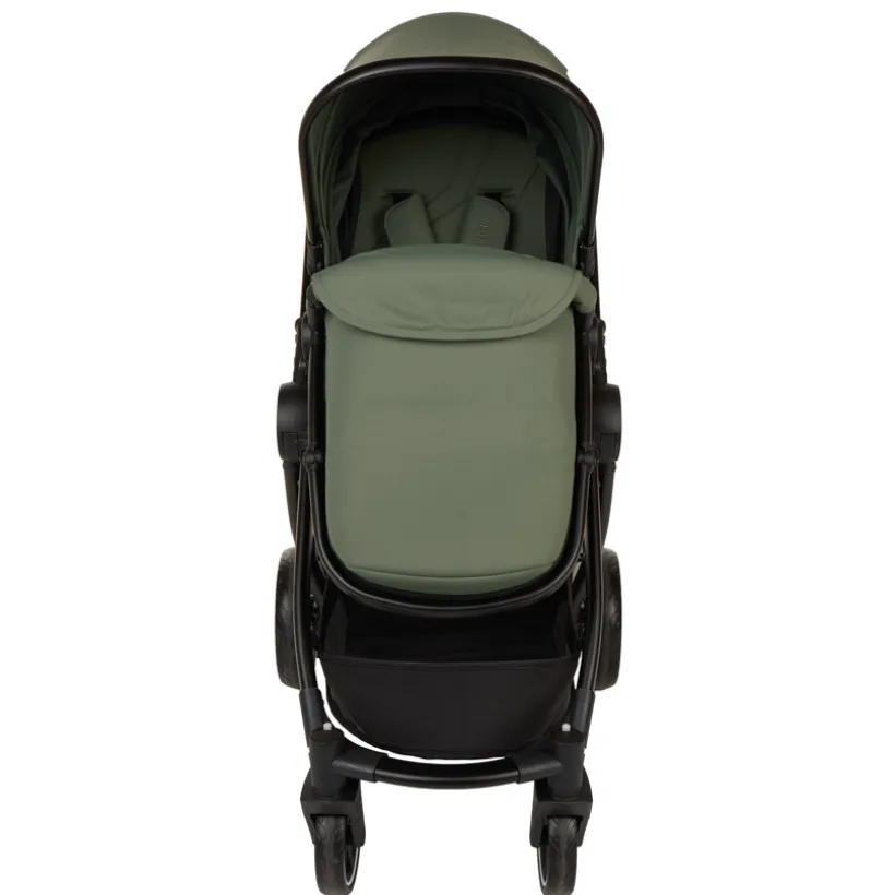Poussette trio combiné Sienna + siège-auto i-Prim kaki/noir