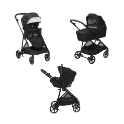 Poussette Trio Seety Etna Black