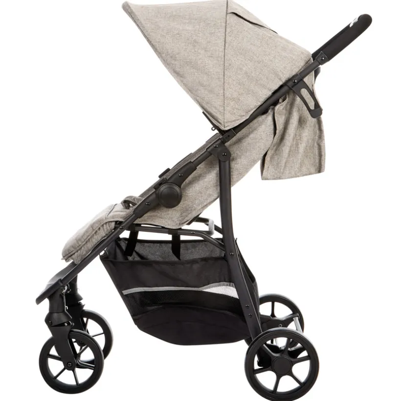 Poussette trio Triade avec siège-auto et nacelle gris