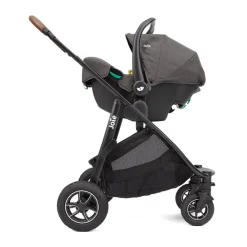Poussette trio Versatrax + nacelle Ramble XL + coque i-Snug 2 shell gray