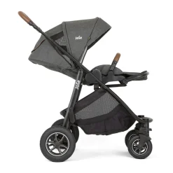 Poussette trio Versatrax + nacelle Ramble XL + coque i-Snug 2 shell gray