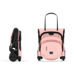 Poussette ultra-compacte Coya matt black/peach pink