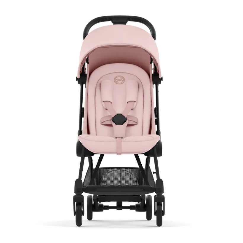 Poussette ultra-compacte Coya matt black/peach pink