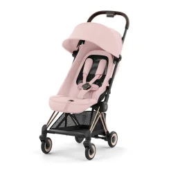 Poussette ultra-compacte Coya rosegold/peach pink