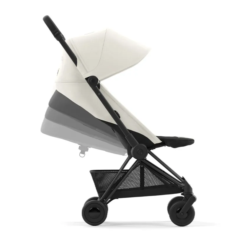 Poussette ultra-compacte Coya matt black/off white