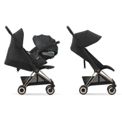 Poussette ultra-compacte Coya rosegold/mirage grey