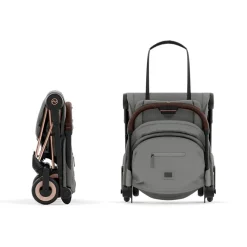 Poussette ultra-compacte Coya rosegold/mirage grey
