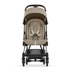 Poussette ultra-compacte Coya rosegold/cozy beige