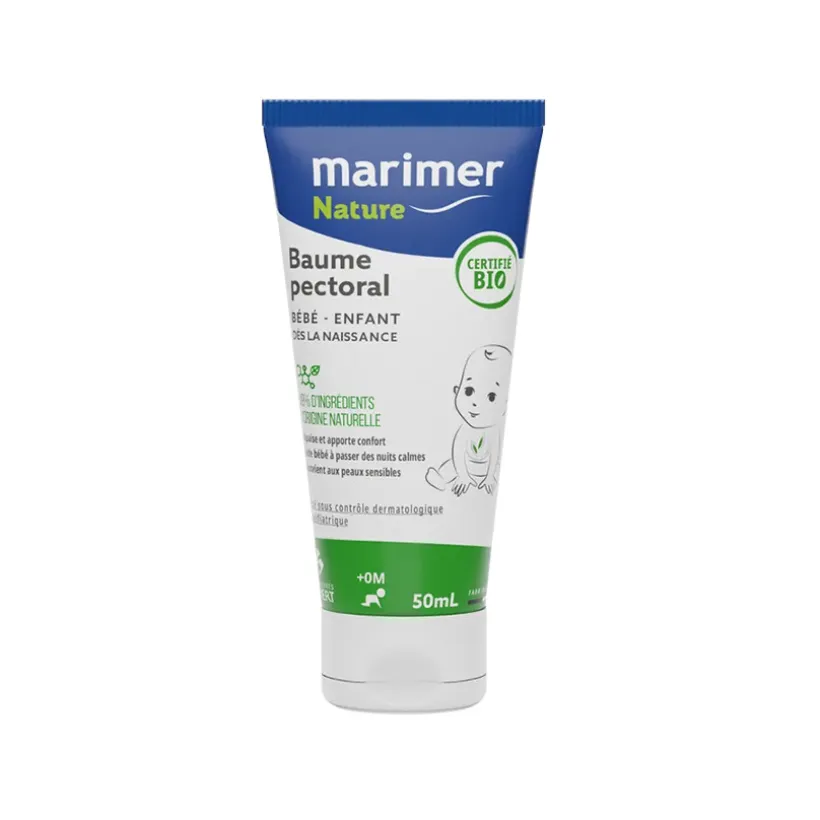Produit de soin baume pectoral bébé Hydro Bio 50 ml