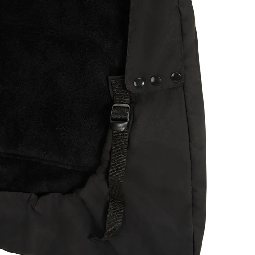 Protection chaude universelle pour porte-bébé Ourson noir