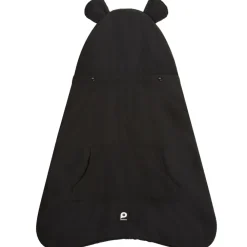 Protection chaude universelle pour porte-bébé Ourson noir