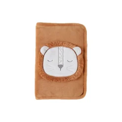 Protège carnet de santé Babou en veloudoux - Caramel