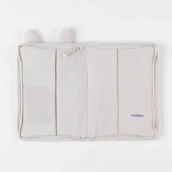Protège carnet de santé en fausse fourrure Moka le lapin