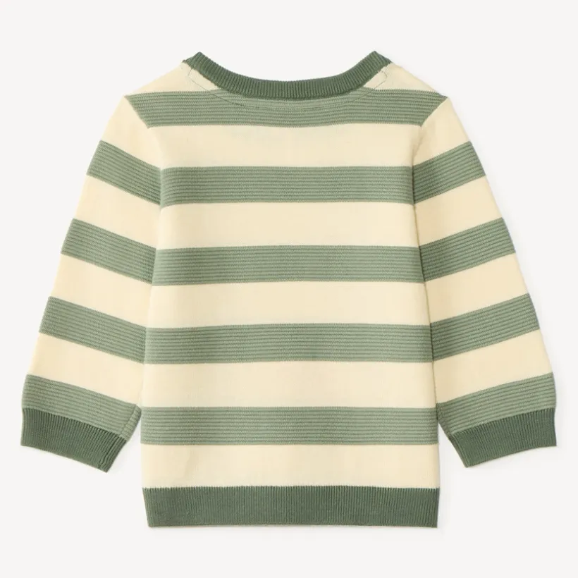 Pull bébé garçon en tricot rayé