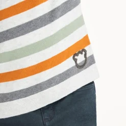 Pull bébé garçon en tricot à rayures