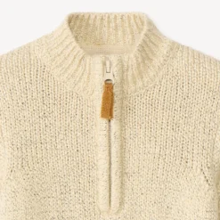 Pull camionneur en tricot effet neps pour bébé garçon