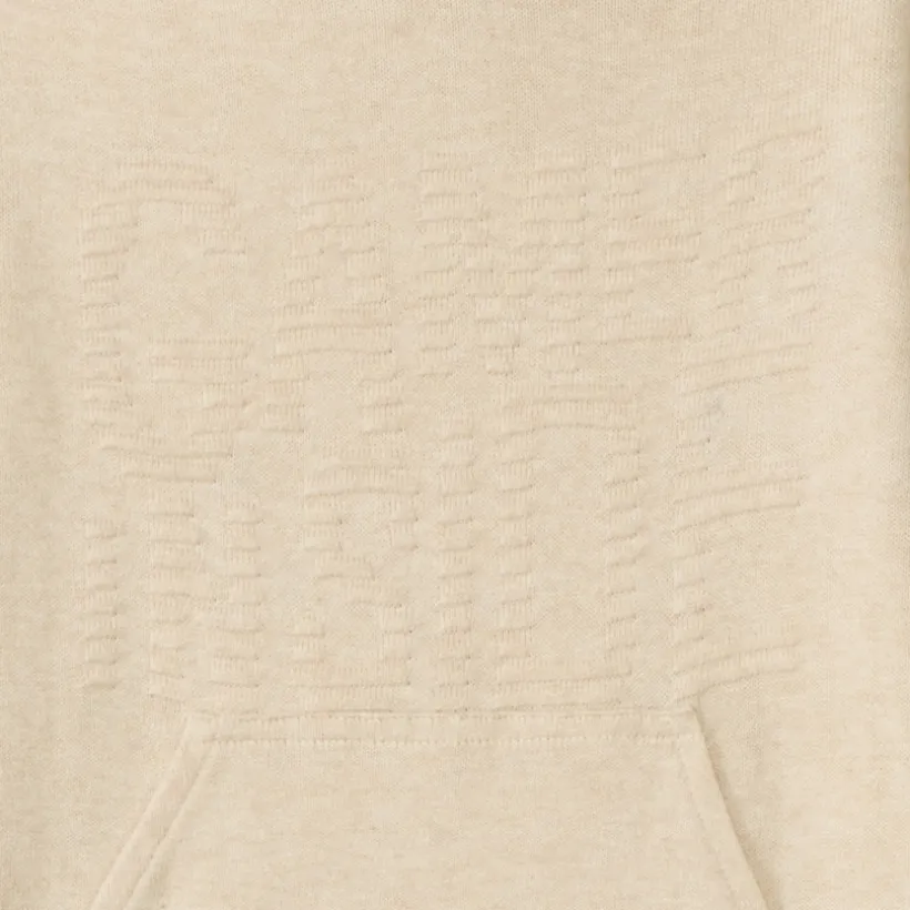 Pull à capuche avec inscription jacquard pour garçon