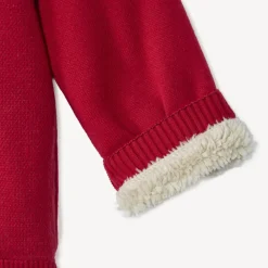Pull de Noël en tricot doublé sherpa pour bébé garçon