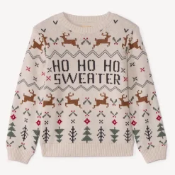 Pull de Noël en tricot jacquard pour garçon