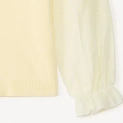 Pull 2-en-1 à manches longues fantaisie pour fille