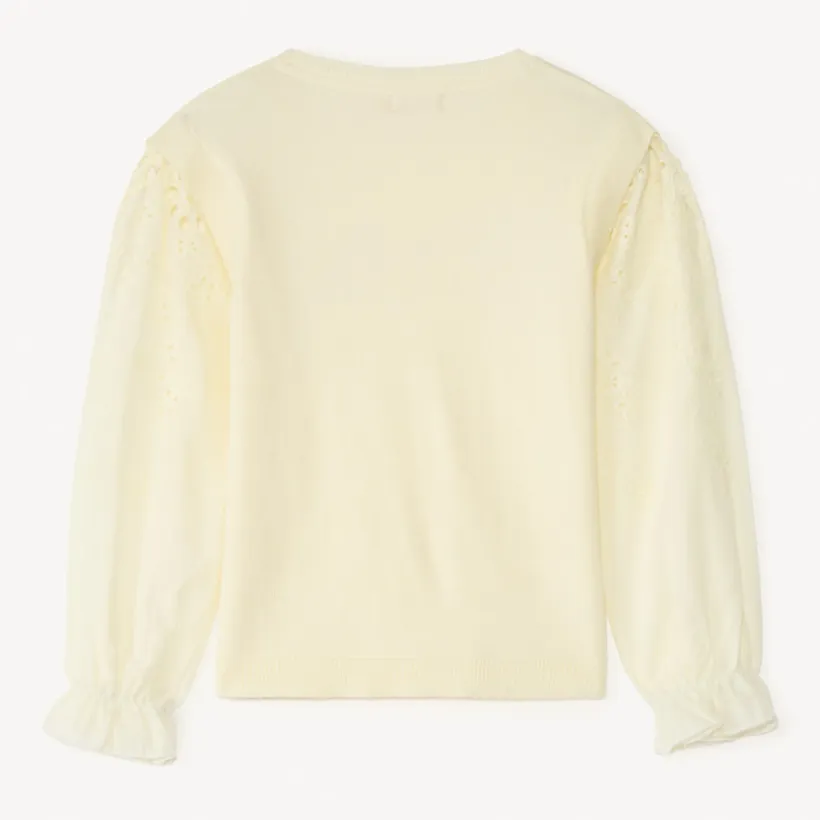 Pull 2-en-1 à manches longues fantaisie pour fille