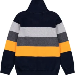 Pull en tricot à bandes contrastées pour enfant garçon