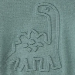 Pull en tricot doublé motif dino en relief pour bébé garçon