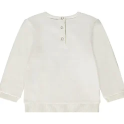 Pull en tricot print pingouin avec détails pailletés pour bébé fille