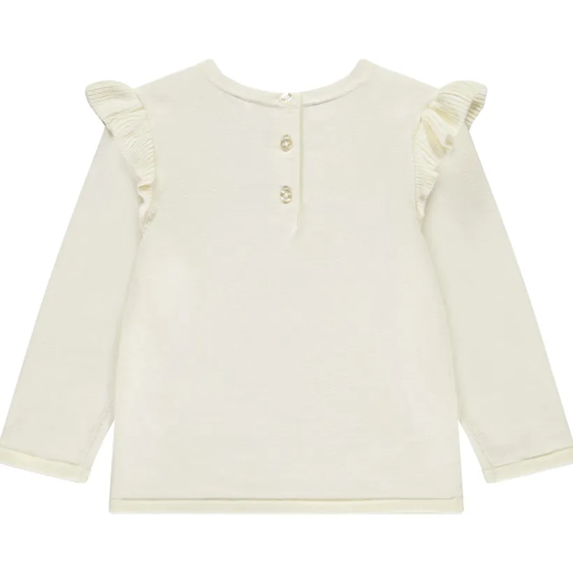 Pull à manches longues avec print fantaisie pour bébé fille