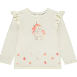 Pull à manches longues avec print fantaisie pour bébé fille