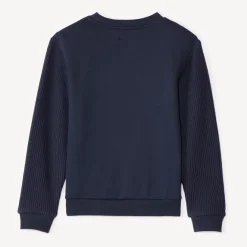 Pull manches longues à puffed print fantaisie pour garçon