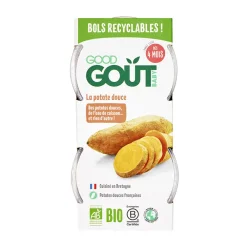 Purée de patate douce bio 2 x 120g