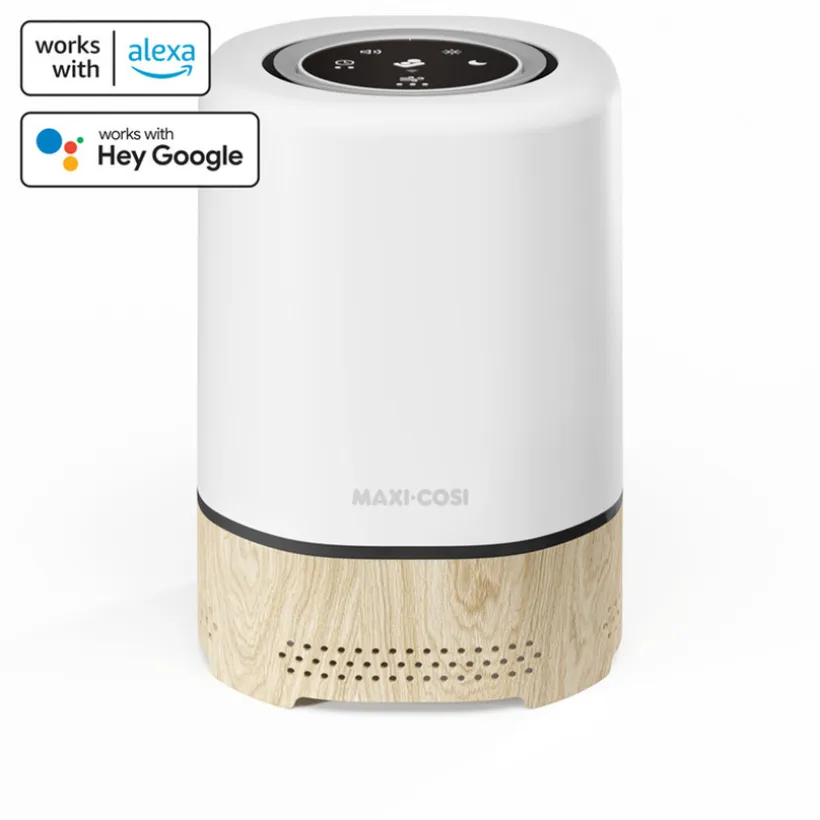 Purificateur d'air connecté 3 en 1 sons et veilleuse