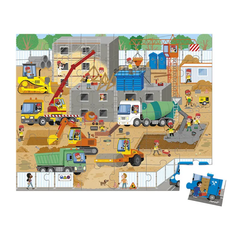 Puzzle chantier 36 pièces
