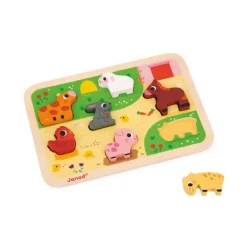 Puzzle Chunky à la ferme